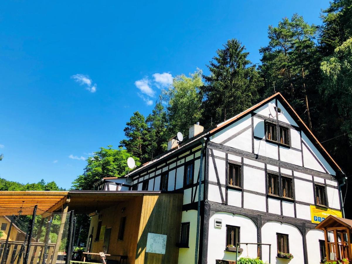 Pension Pod Kastany Srbska Kamenice Exterior photo